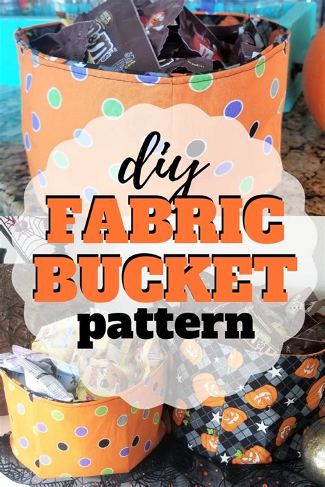 fabric bucket patterns